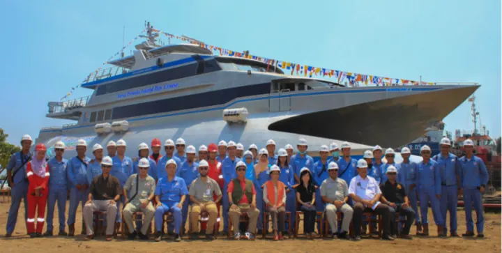 Launching Ceremony Wave Piercing Catamaran “Quicksilver IX”